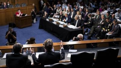  - íÚÞÏ ÇáÈÑáãÇä ÇáÝÑäÓí¡ ÇáÃÑÈÚÇÁ¡ ÌáÓÉ äÞÇÔ ÈÏæä ÊÕæíÊ Íæá ÇÍÊãÇá ÊÏÎá ÚÓßÑí Ýí ÓæÑíÇ¡ æÐáß Ýí Ùá ÊåÏíÏÇÊ ÏãÔÞ¡ æÝí ÇäÊÙÇÑ ÞÑÇÑ ãä ÇáßæäÛÑÓ ÇáÃãíÑßí ÈåÐÇ ÇáÕÏÏ ÇÚÊÈÇÑÇ ãä ÇáÊÇÓÚ ãä ÓÈÊãÈÑ/Ãíáæá.
