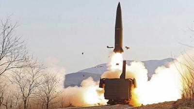  - كوريا الشمالية تعلن إطلاق صاروخين من قطار في البحر الشرقي
